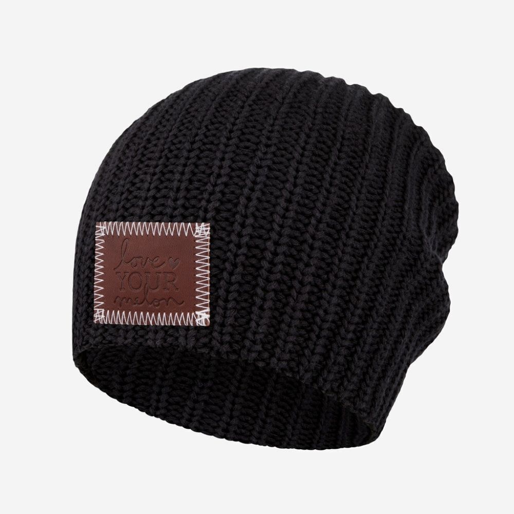 Love your melon beanie black
